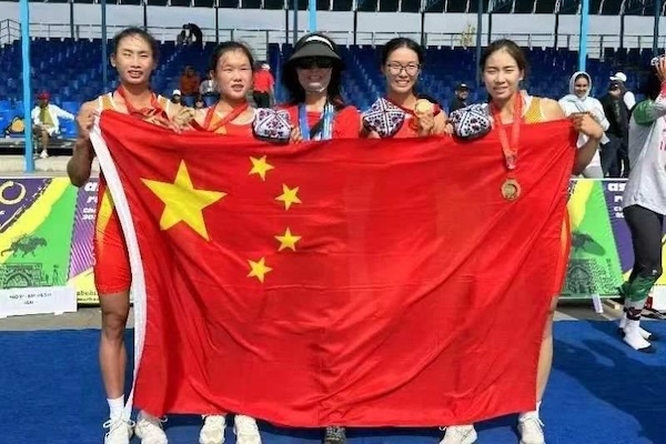 Jiaxing rower shines at Asian Rowing Championships