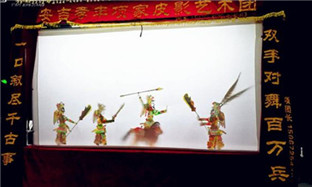 Spring Festival shadow plays on show in Anji