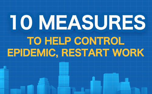 10 measures to help control epidemic, restart work