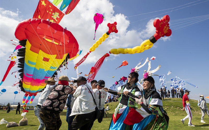 Kites take flight