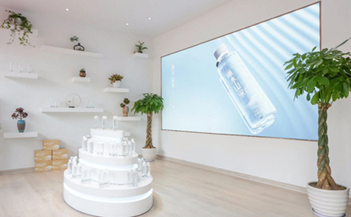 Premium Lishui mineral water opens brand image store