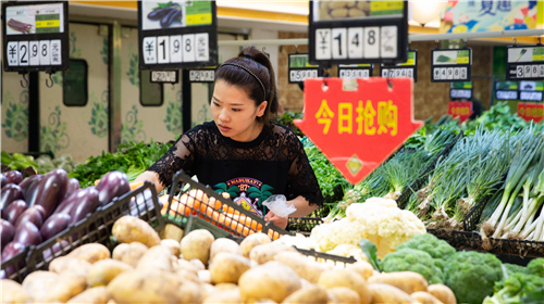 China's CPI up 1.1% in June