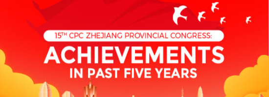 15th CPC Zhejiang Provincial Congress: Achievements in past five years