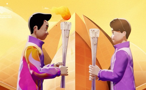 Digital torchbearer marks 300-day countdown to Hangzhou Asian Games