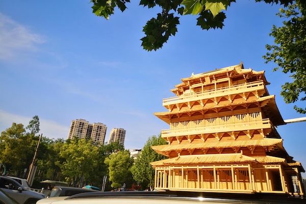 Rui'an resident recreates China's iconic towers with bamboo sticks