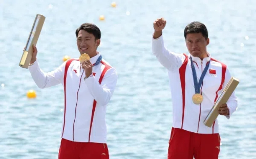 Huzhou's Ji triumphs in men's canoe double 500m at Paris Olympics