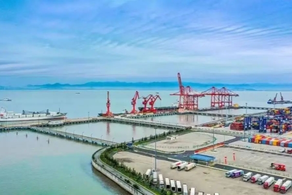 Taizhou Port's cargo throughput up 25.1% in H1