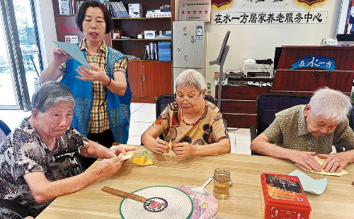 Elderly care facility blends comforts with medical services