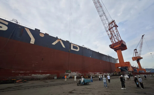 Zhoushan retrofits world's largest-tonnage vessel with rotor sails