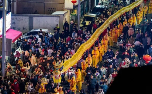 Gulin paper lantern parade lights up night in Ningbo