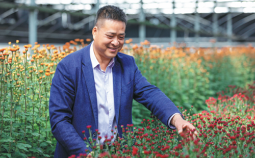 Flower grower sees business blossom
