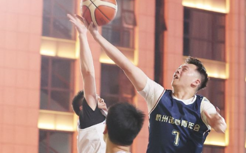 Zhuji's basketball league dribbles up community spirit