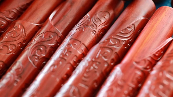 Jinhua woodcarving appears on provincial games torches