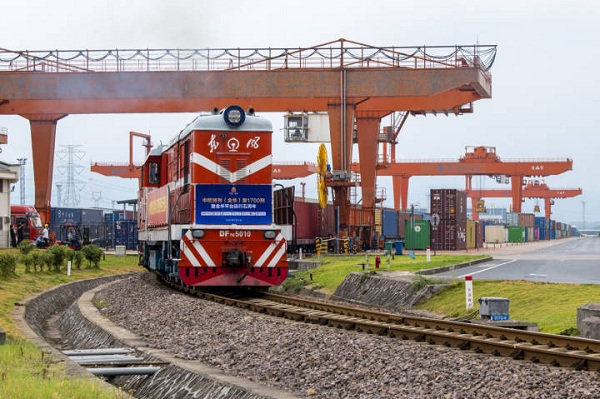 1,700 China-Europe freight train trips made from Jindong platform