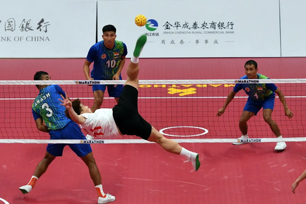 Asian Sepak Takraw Championship kicks off in Jinhua