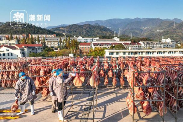 Jinhua ham enters peak season
