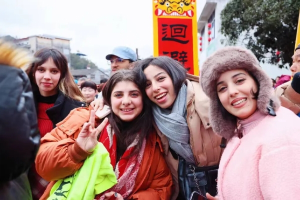 A cross-cultural New Year celebration in Jinhua