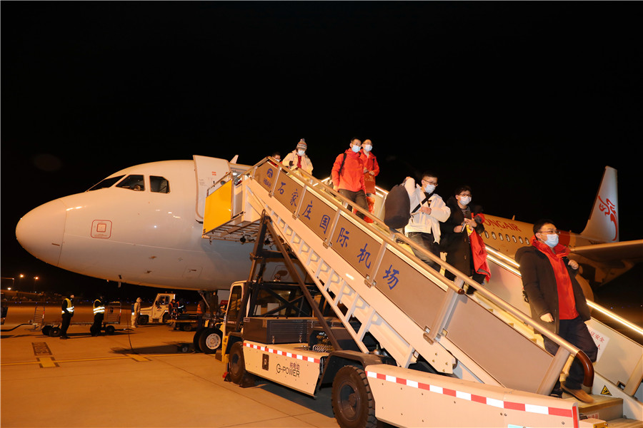 ​Shaoxing medical workers arrive in Hebei