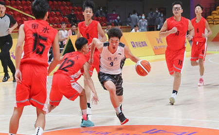 Juvenile basketball championship opens at Shaoxing Olympic Sports Center