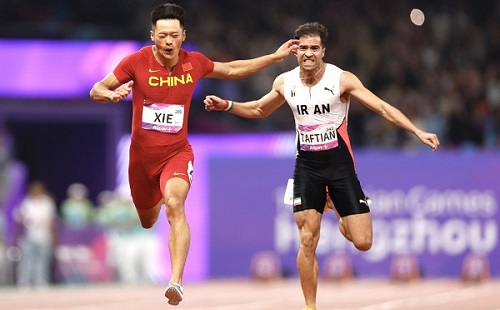 Faces of the Games| Chinese sprinters celebrate golden double at Asiad