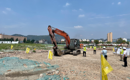 China-Europe freight train station in Shaoxing breaks ground