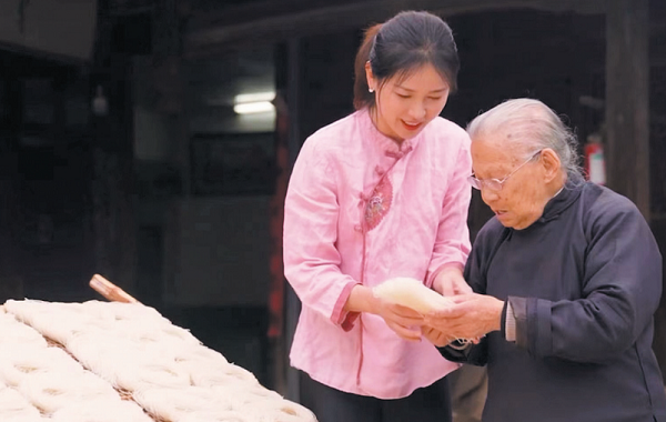 Handmade rice noodles: Fortune code of Yueqing villagers