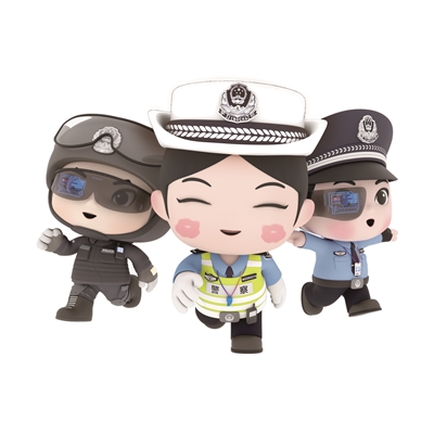 Wenzhou Police launches new cartoon images