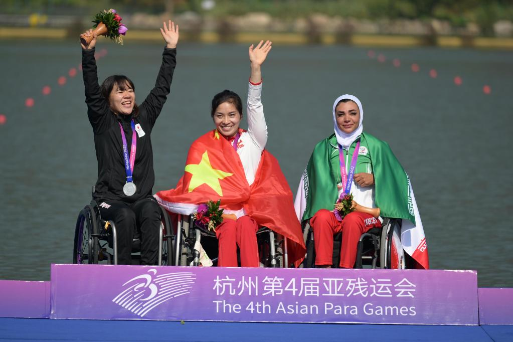 Canoeist sews up China's 1st Hangzhou Para gold