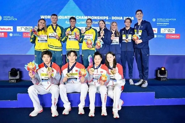 Wenzhou's Pan Zhanle clinches fourth gold medal at world aquatics championships