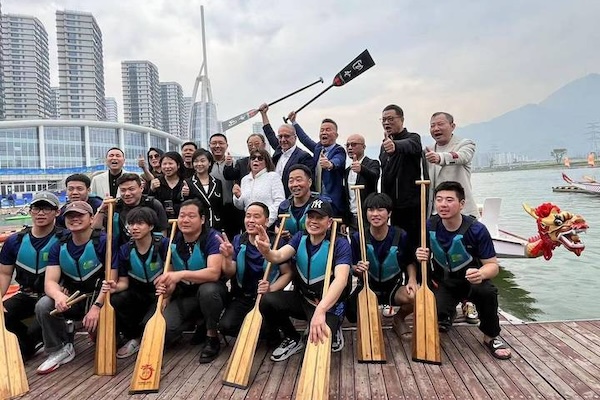 President of Intl Dragon Boat Federation visits Wenzhou 