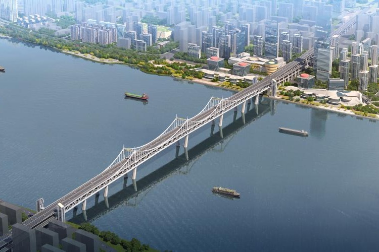 Yongning Bridge completes construction