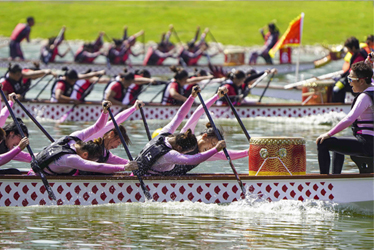 Wenzhou team wins men's dragon boat race at National Games