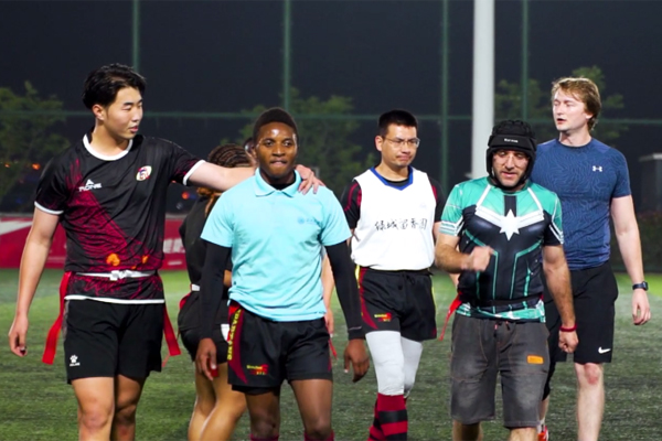 Rugby brings Chinese and foreigners in Wenzhou together