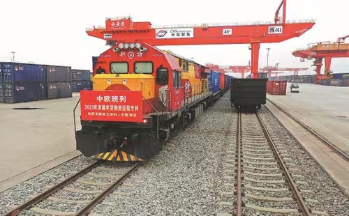 China-Europe railway keeps global supply chain on track