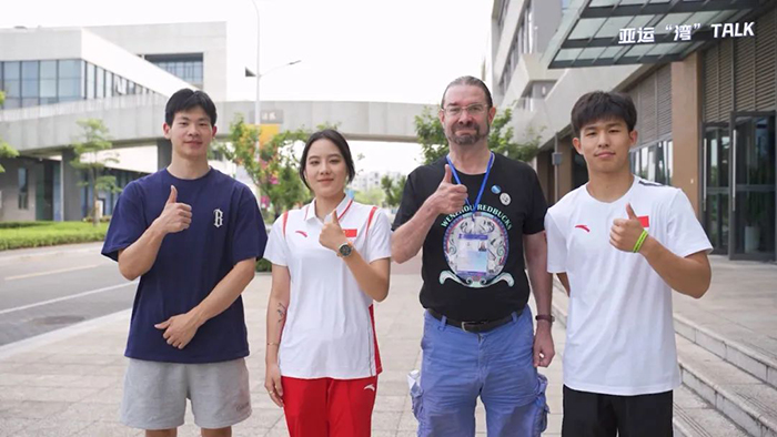 Longwan athletes wish the best for Hangzhou Asian Games