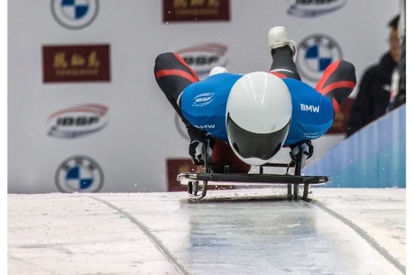 Wenzhou youngster wins skeleton European Cup