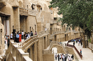 Mogao Caves' preservation inspires Syrian experts