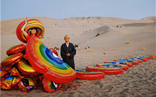 Artist shines 'Rainbow' of hope to world from Dunhuang