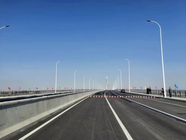 Widest Yellow River bridge in Gansu opens to traffic