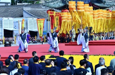 Gansu holds commemoration ceremony in honor of Fuxi