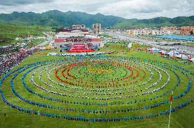 Luqu unveils its 10th Guozhuang cultural extravaganza