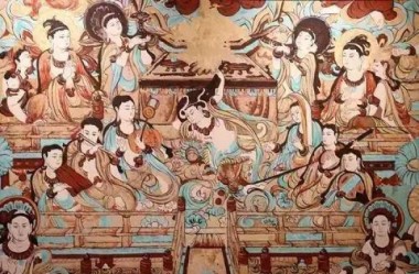Exhibition shares ancient musical instruments in Dunhuang murals