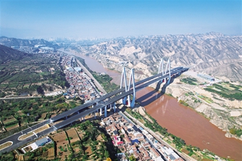 Sangyuanzi Yellow River Bridge named national 'top 10 beautiful bridges' finalist