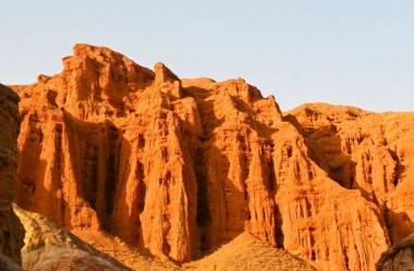 A large expanse of Tulin landforms recently found in Zhangye