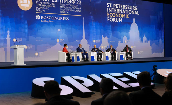 SCO Secretary-General Zhang Ming attends the St Petersburg International Economic Forum (SPIEF)1.jpg