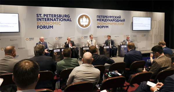 SCO Secretary-General Zhang Ming attends the St Petersburg International Economic Forum (SPIEF)2.jpg