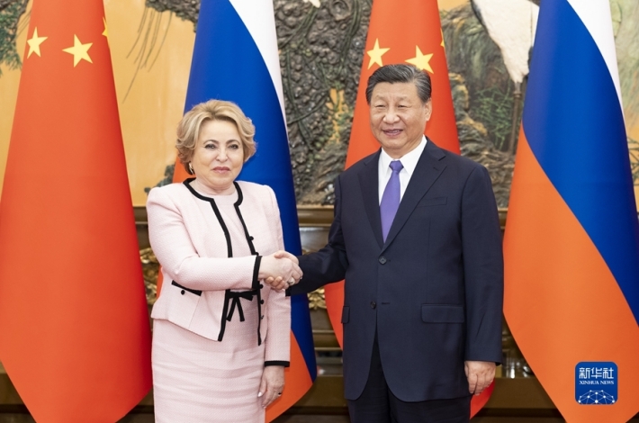 Xi meets Russian Federation Council speaker