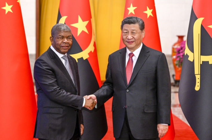 Chinese, Angolan presidents hold talks, elevating bilateral ties to comprehensive strategic cooperative partnership