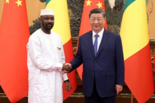 Chinese, Malian presidents meet in Beijing, elevate bilateral ties