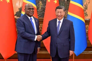 Xi meets DRC president